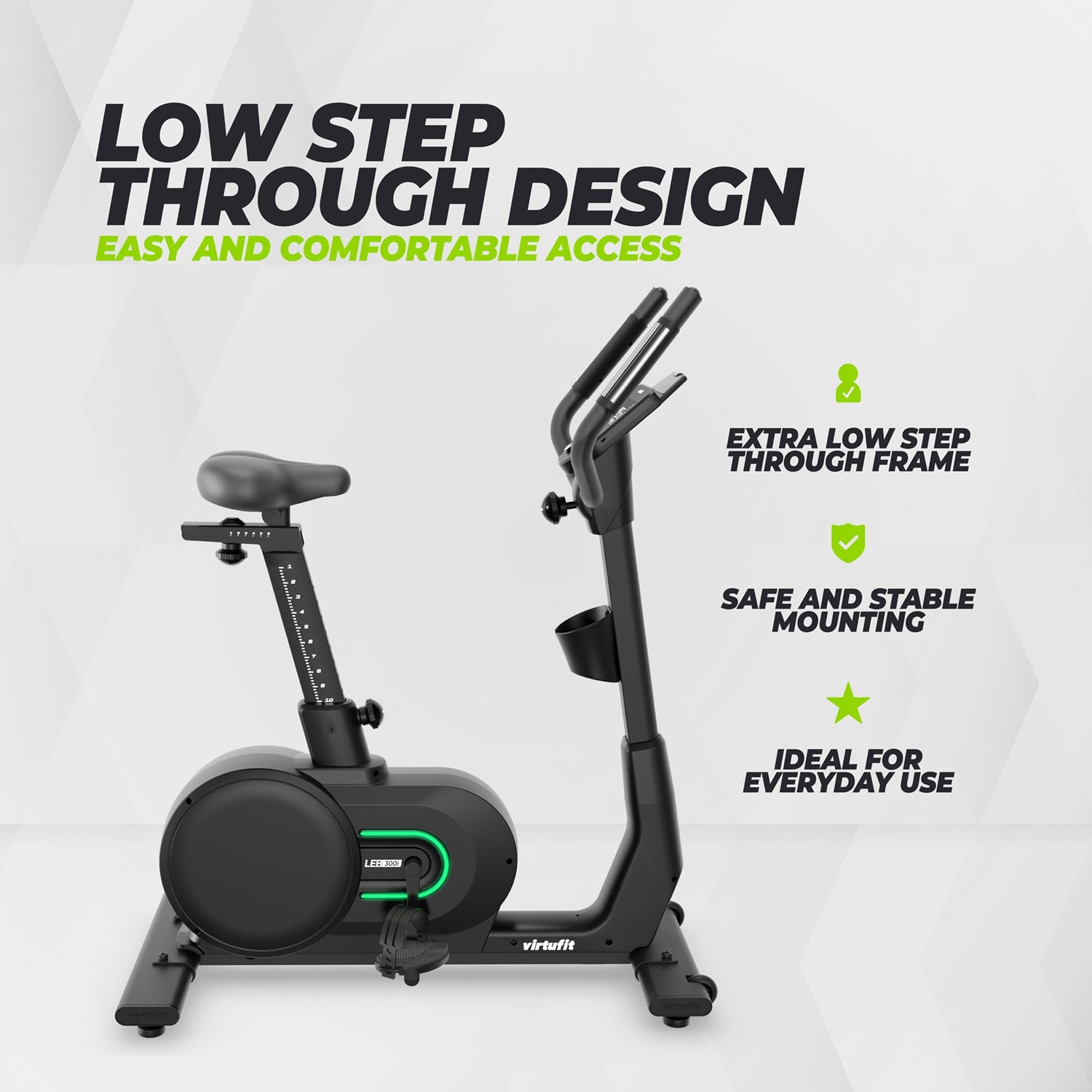 VirtuFit LEB300i Low Entry Bike - Ergometer Hometrainer - Tweedekans