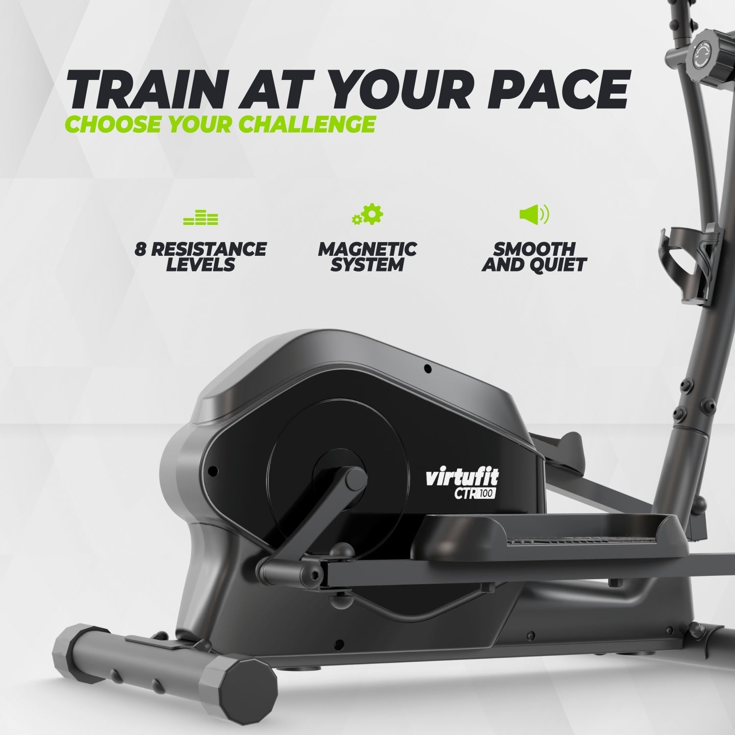 VirtuFit CTR100 Crosstrainer met Tablethouder - 2026 model (CTR 1.0)