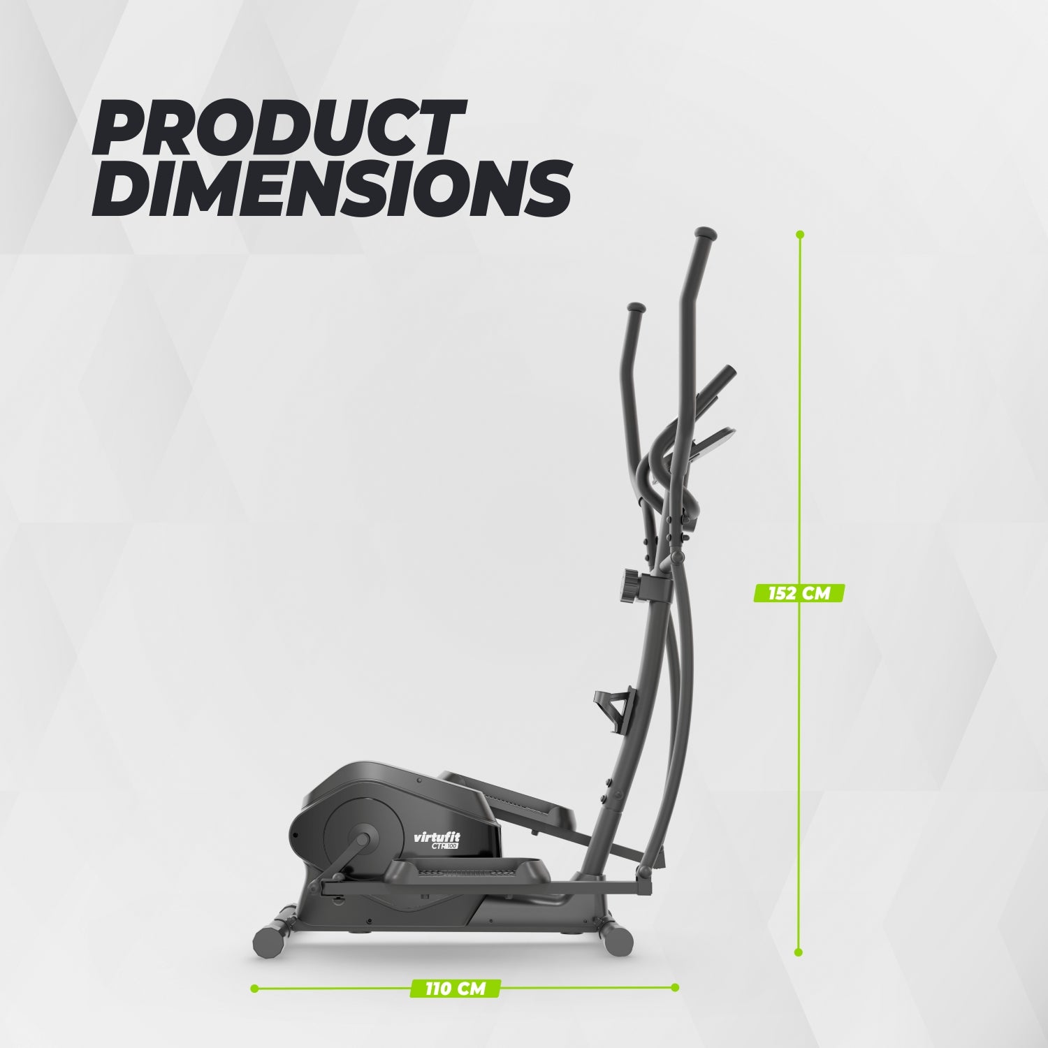 VirtuFit CTR100 Crosstrainer met Tablethouder - 2026 model (CTR 1.0)