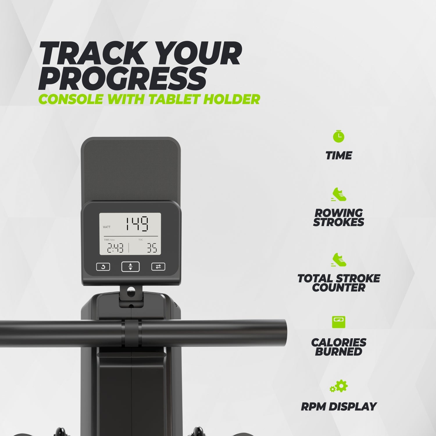 VirtuFit ROW200i Roeitrainer - Magnetische roeimachine (ROW450)