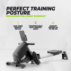 VirtuFit ROW200i Roeitrainer - Magnetische roeimachine (ROW450) - Tweedekans