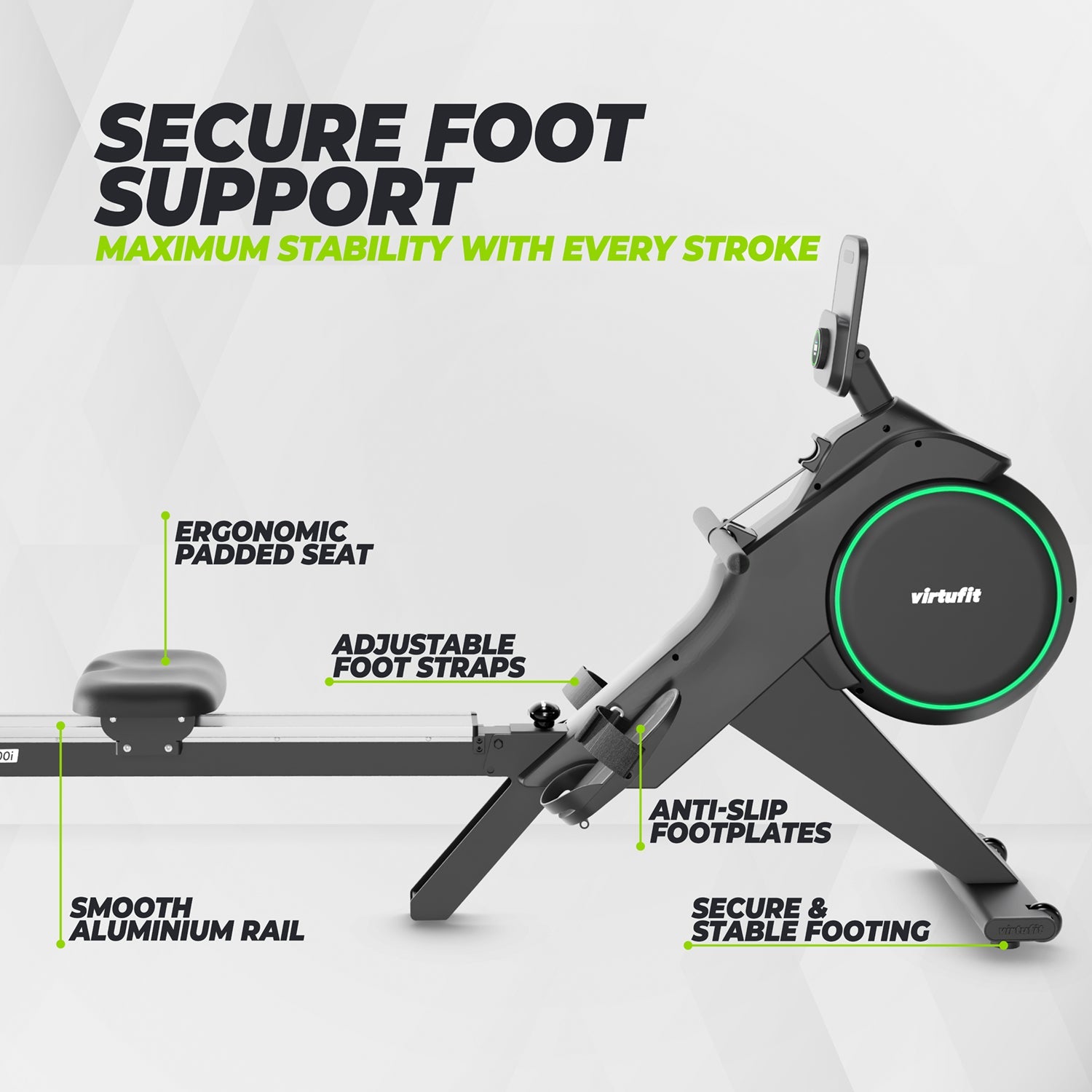 VirtuFit ROW300i Roeitrainer (Semi Pro) - Tweedekans