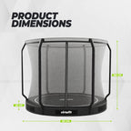 VirtuFit Inground Trampoline 251 cm Inclusief Veiligheidsnet