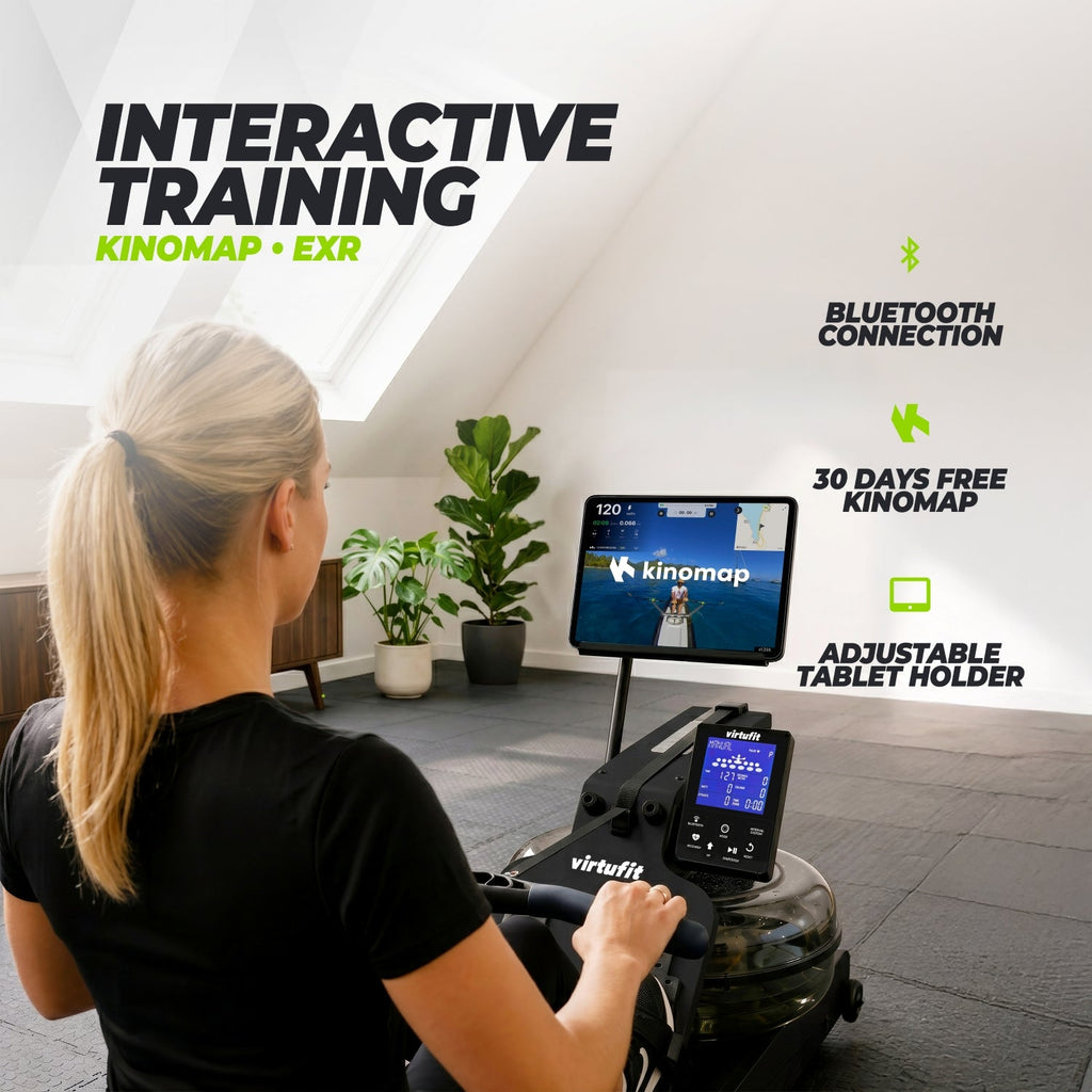 VirtuFit Elite Water Resistance Roeitrainer - Black Edition