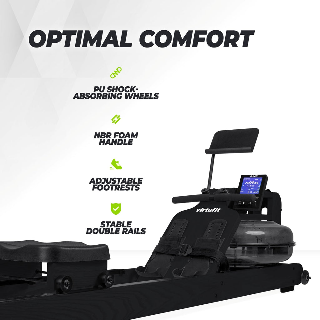 VirtuFit Elite Water Resistance Roeitrainer - Black Edition