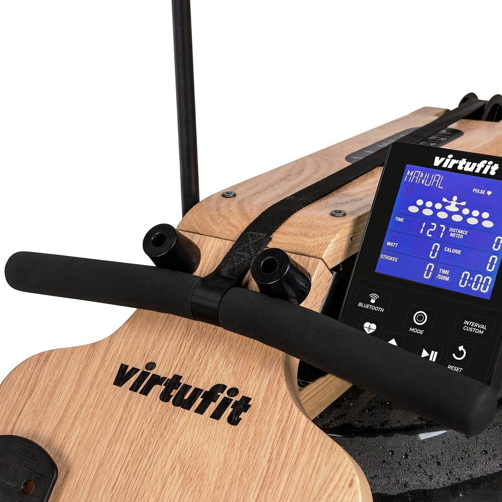 VirtuFit Elite Water Resistance Houten Roeitrainer - Hout/Oak