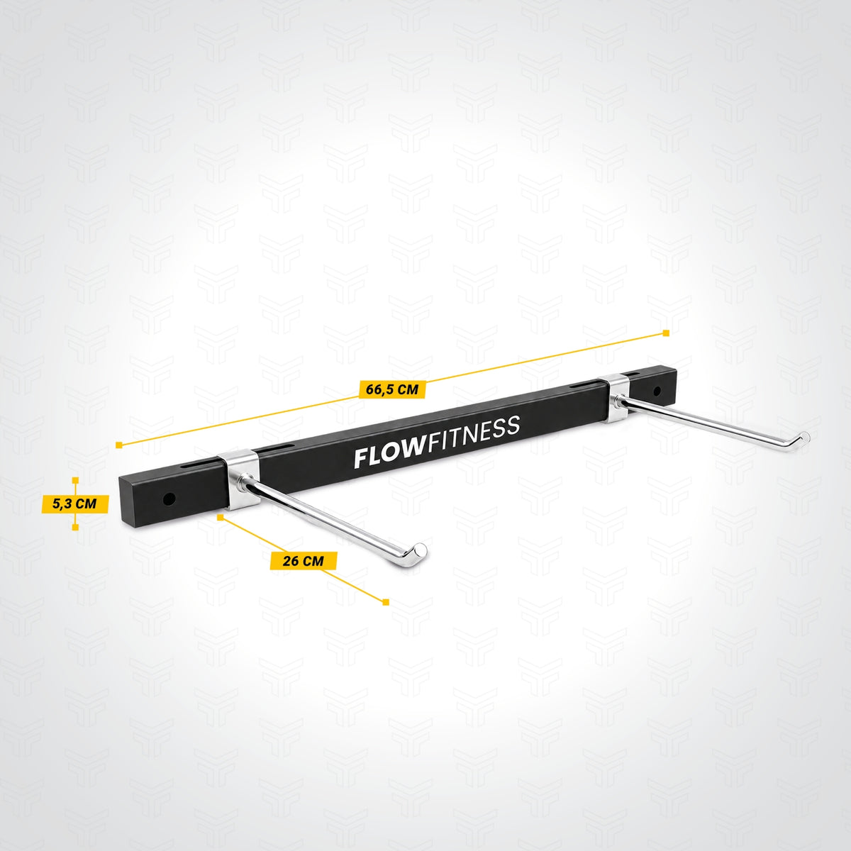 Flow Fitness Wandrek voor Fitnessmatten - Opbergrek - Wandmontage