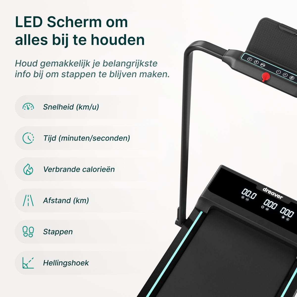 Dreaver Elevate Pro Loopband - Inklapbaar - Voor Thuis - Tweedekans