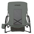 VirtuFit Strandstoel opvouwbaar - Campingstoel - Grijs - Tweedekans