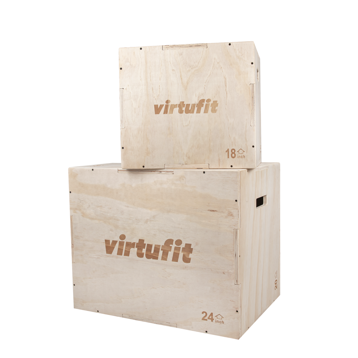 VirtuFit Houten Plyo Box 3-in-1 - Klein - 40 x 45 x 50 cm