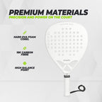 VirtuFit Fusion Pro Padel Racket - Wit - Silver