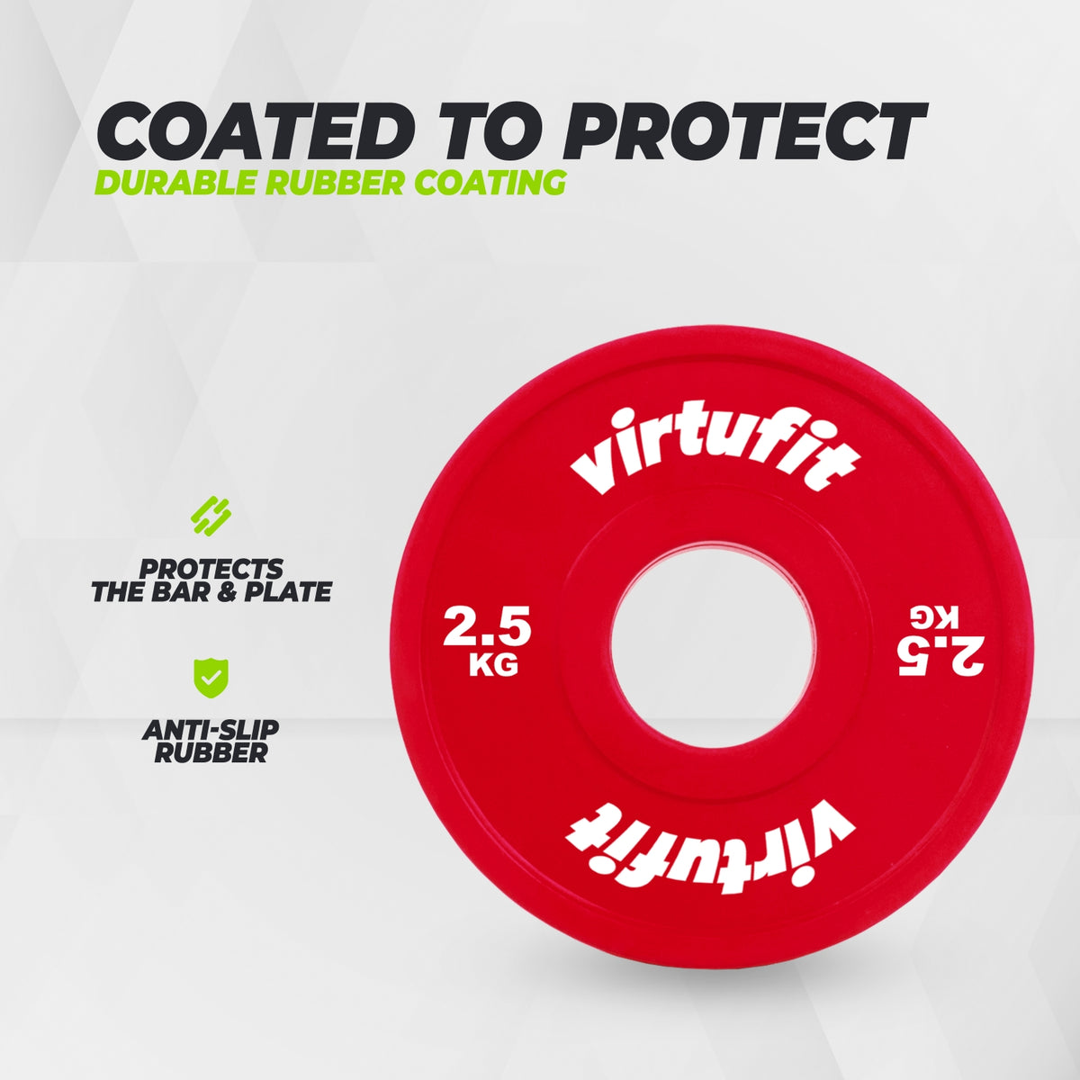 VirtuFit Olympische Fractional Plate - Halterschijf - Bumper Plate - 2.5 kg