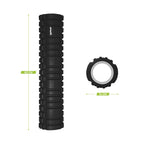 VirtuFit Grid Foam Roller - Massage roller - 62 cm - Zwart - Tweedekans