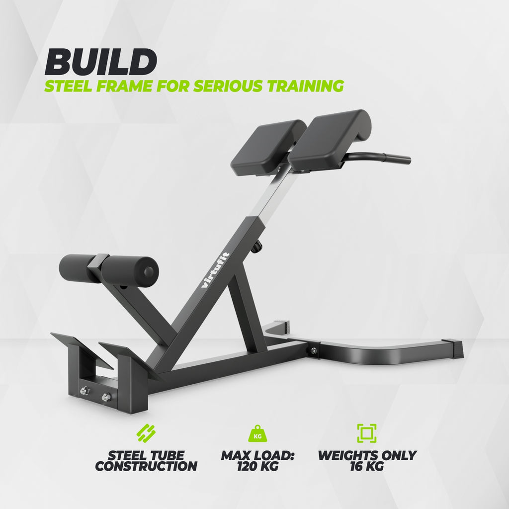 VirtuFit Hyperextension Pro - Roman Chair - Rugtrainer