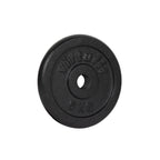 VirtuFit Gietijzeren Halterschijf - Halter gewicht - 30 mm - 5 kg - Zwart - Tweedekans
