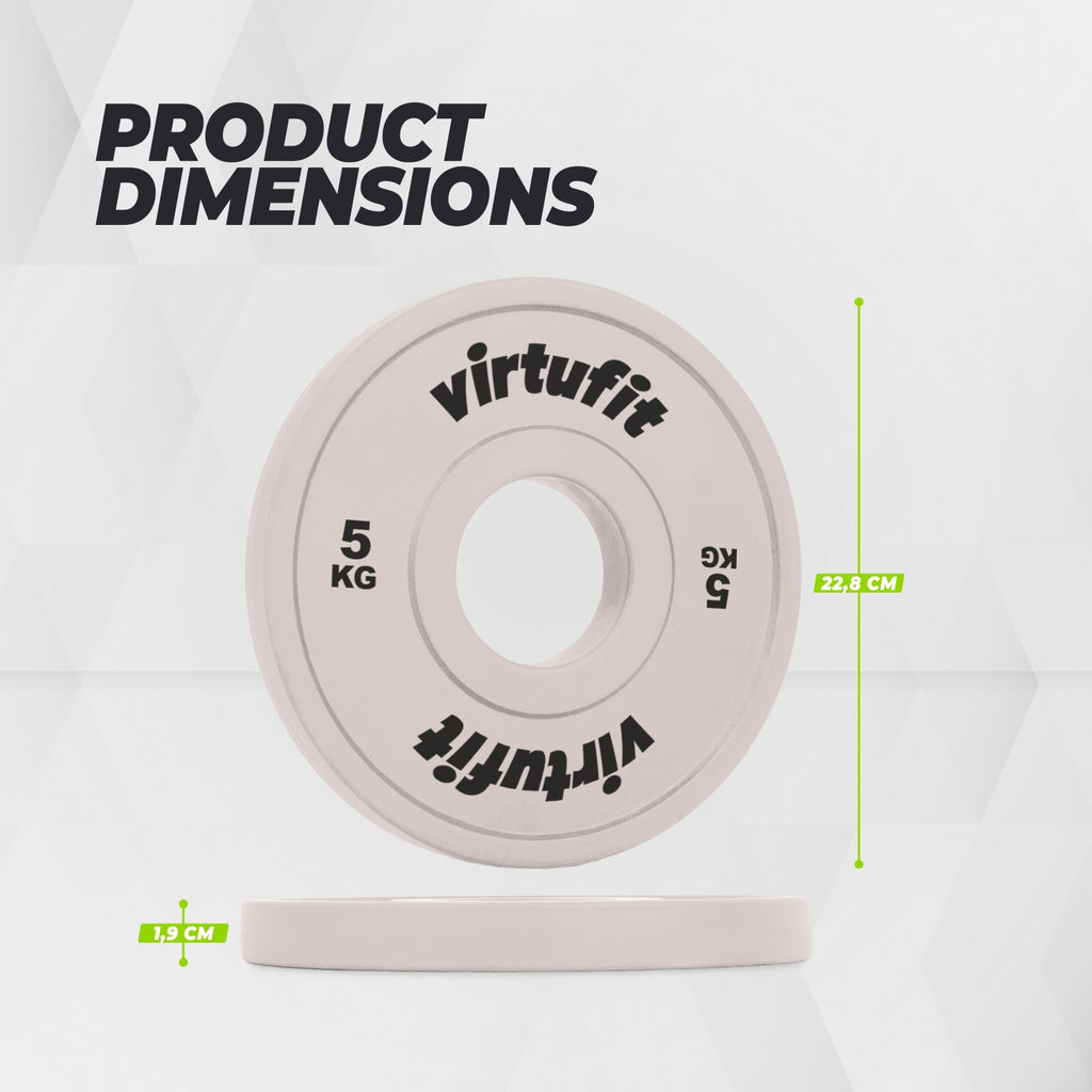 VirtuFit Olympische Fractional Plate - Halterschijf - Bumper Plate - 5 kg