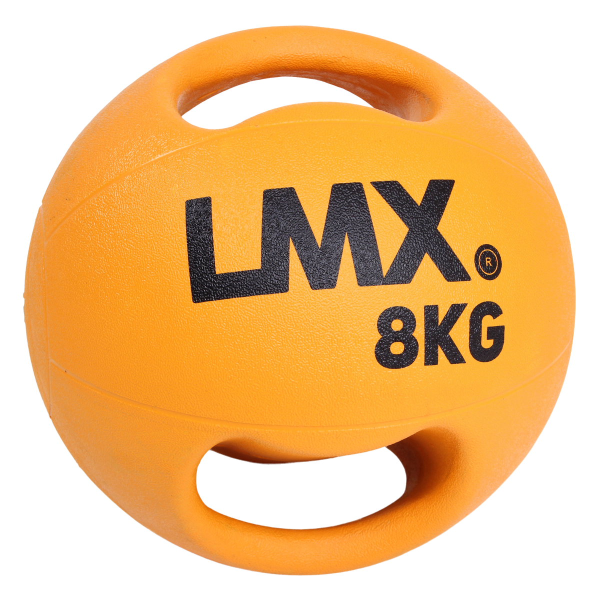 Lifemaxx LMX Medicijn bal - Double Handle Medicine Ball - 8 kg - Oranje