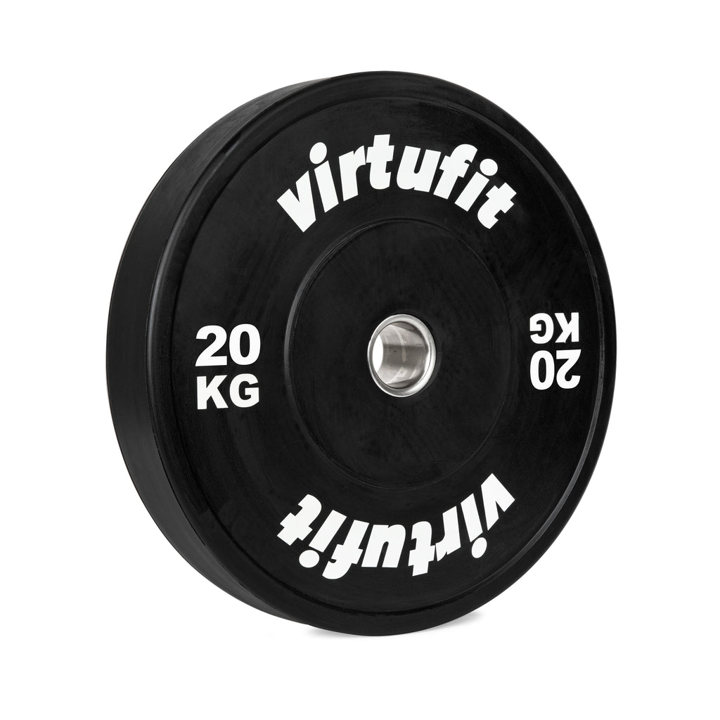 VirtuFit Bumper Plate - Olympische Halterschijf van Rubber - 50 mm - 20 kg - Tweedekans