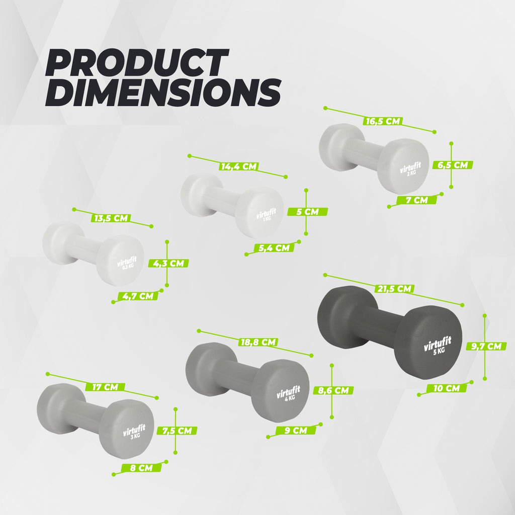 VirtuFit Vinyl Dumbbell 2 x 0.5 kg