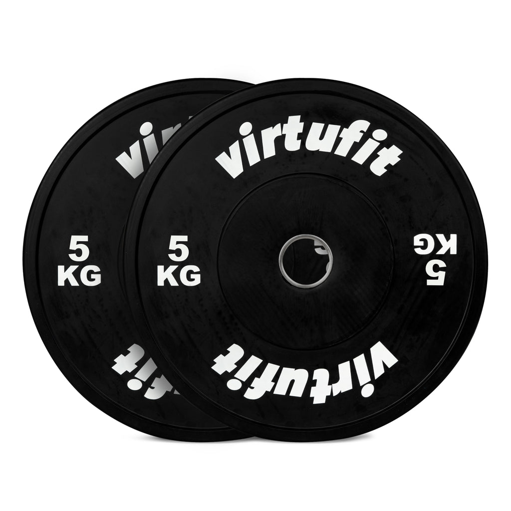VirtuFit Bumper Plate Set - Olympische Halterschijven van Rubber - 100 kg