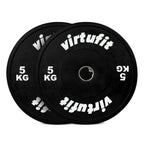 VirtuFit Bumper Plate Set - Olympische Halterschijven van Rubber - 100 kg