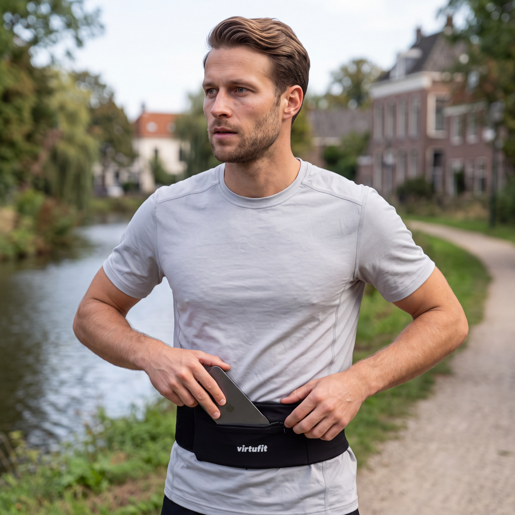 VirtuFit Running Belt Pro - 2 Opbergvakken