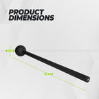 VirtuFit Macebell - Zwart - 12 kg - Tweedekans