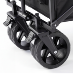 VirtuFit FW100 Opvouwbare Bolderkar - 150 kg Draagvermogen - Incl. Afdekhoes - Zwart
