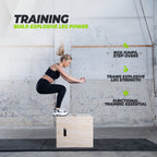 VirtuFit Houten Plyo Box 3-in-1 - Klein - 40 x 45 x 50 cm