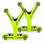 VirtuFit Reflecterend Veiligheidsvest met LED - Hardloopverlichting - Set van 2