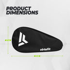 VirtuFit Padel Racket Draagtas - Zwart - Wit