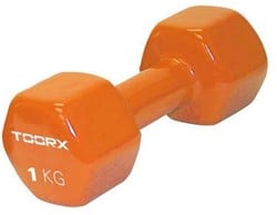Fitwinkel.nl Toorx Vinyl Dumbbell - Per Stuk - 1 kg - Oranje aanbieding