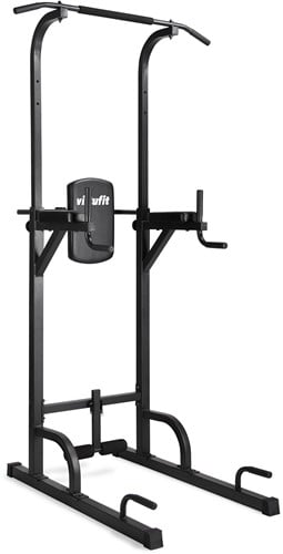 VirtuFit Verstelbare Power Tower - Pull Up & Dip Station