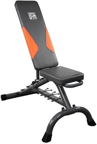 Orange Gym Fitnessbank - Verstelbare Rugleuning