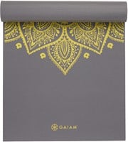 Gaiam Yoga Mat - 6 mm - Citron Sundial