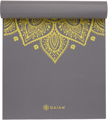 Gaiam Yoga Mat - 6 mm - Citron Sundial
