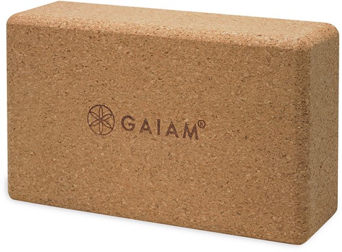 Gaiam Yoga Blok - Cork Brick