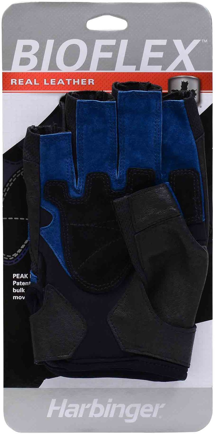 Harbinger Fitness Harbinger Men's BioFlex Fitness Handschoenen - Zwart/Blauw