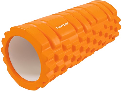 Tunturi Foam Grid Roller - 33 cm - Oranje