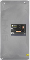 HMS Fitness Mat - Grijs/Zwart - 15 mm - Verticaal Bovenaanzicht