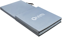 HMS Premium Opvouwbare Fitness Mat - Grijs - 1 Vouw Plat