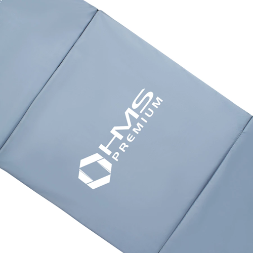 HMS Premium Opvouwbare Fitness Mat - Grijs - Logo HMS