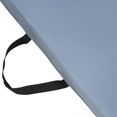 HMS Premium Opvouwbare Fitness Mat - Grijs - Handvat 