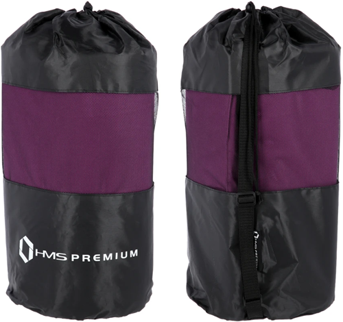 HMS Premium Spijkermat met Spijkerkussen - Paars/Wit - Opberghoes
