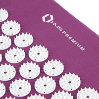 HMS Premium Spijkermat met Spijkerkussen - Paars/Wit - Logo HMS