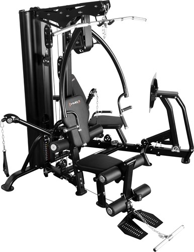HMS Tytan 101 Multi Gym met Leg Press - Volledig Toestel Schuin Linkervooraanzicht