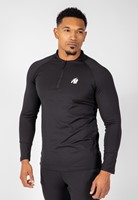 Gorilla Wear Hamilton Hybrid Long Sleeve - Zwart - S