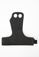 Gorilla Wear 2-Hole Leren Lifting Grips - Zwart-2