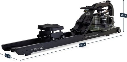Fluid Rower Apollo Plus Roeitrainer - Zwart - Gratis trainingsschema-3