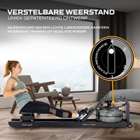 Fluid Rower Apollo Plus Roeitrainer - weerstand